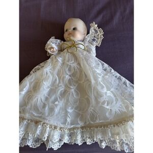 Vintage ? Porcelain Doll 9" Name?
